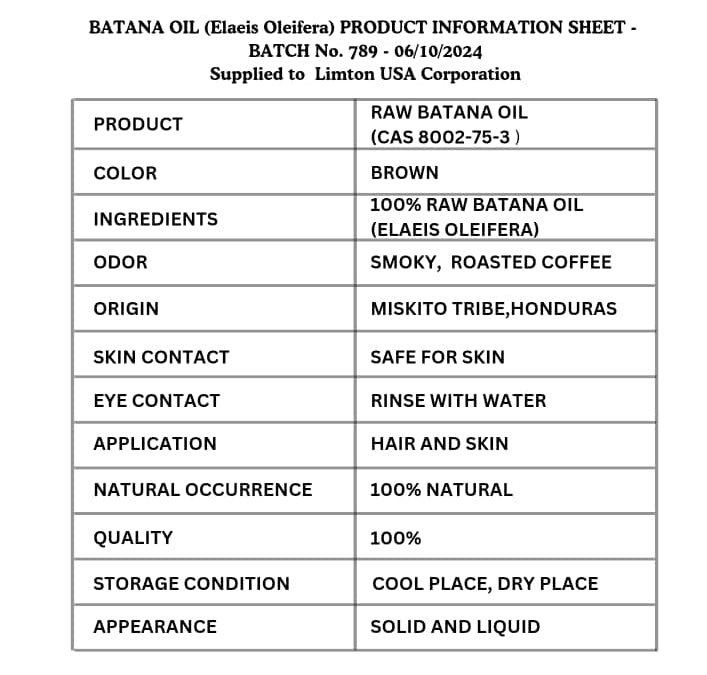 PRODUCT INGREDIENTS 
